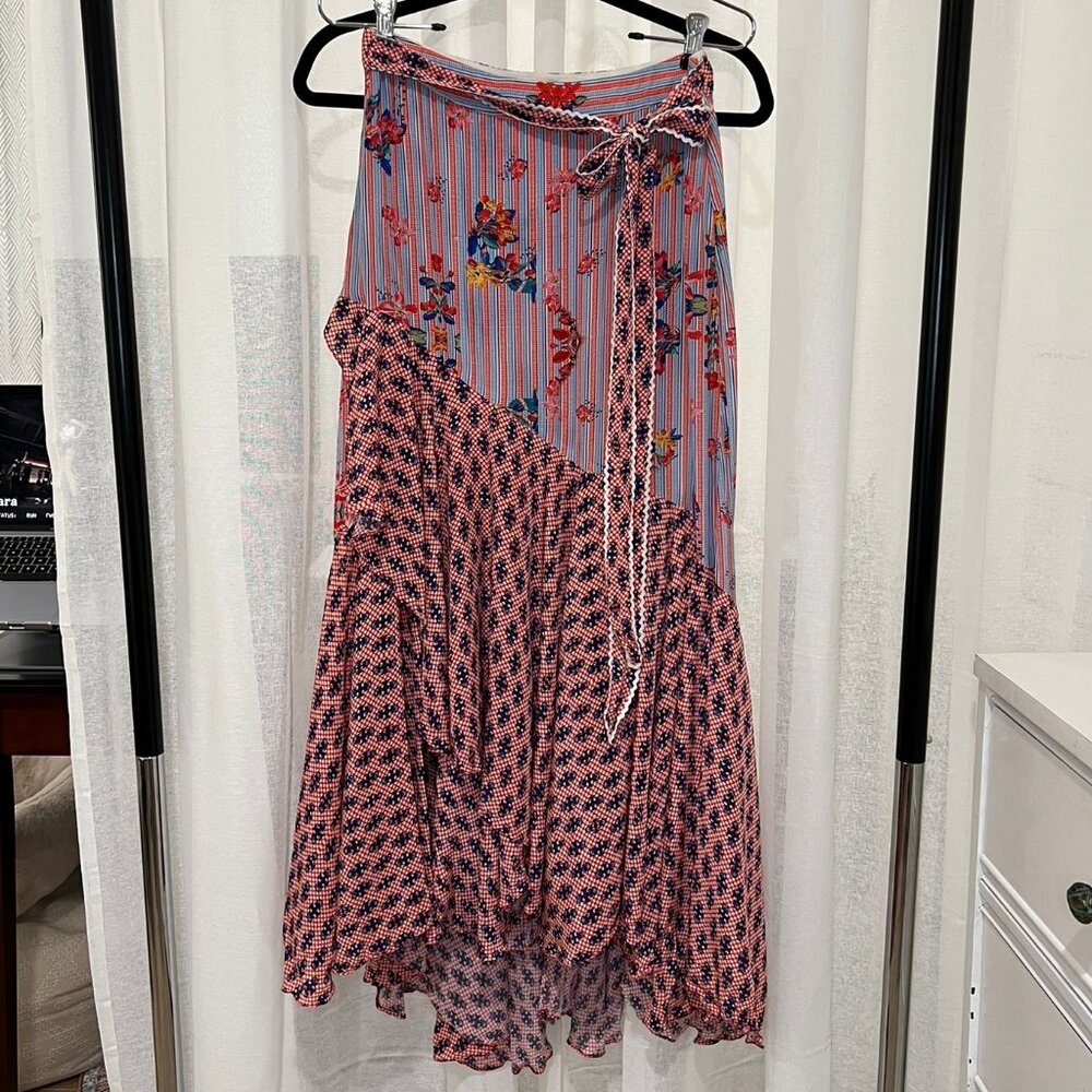 Bhanuni by Jyoti (Anthropologie) Flowy Wrap Skirt